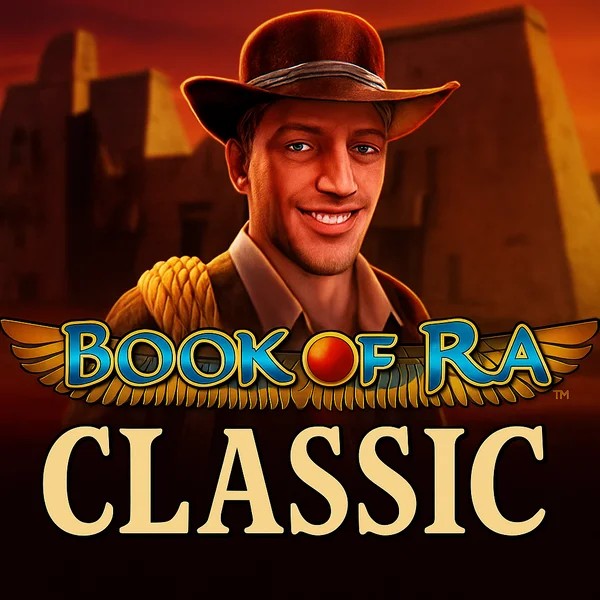 Book of Ra Classic game by Novomatic – logo hosted on Loki Casino
