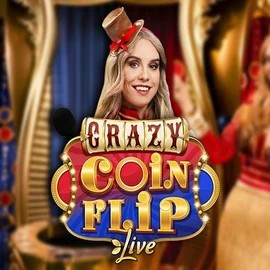 Crazy Coin Flip by Evolution, showcased at lokicasino.co – game logo