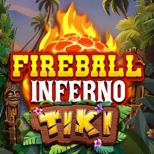 Fireball Inferno Tiki game by NetEnt – logo hosted on Loki Casino
