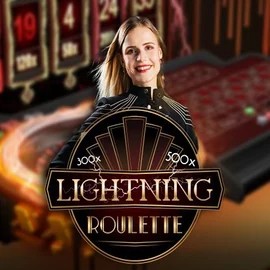 Lightning Roulette logo – Live Casino by Evolution at Loki Casino