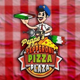 Peppe’s Pepperoni Pizza Plaza logo by Pragmatic Play at Loki Casino